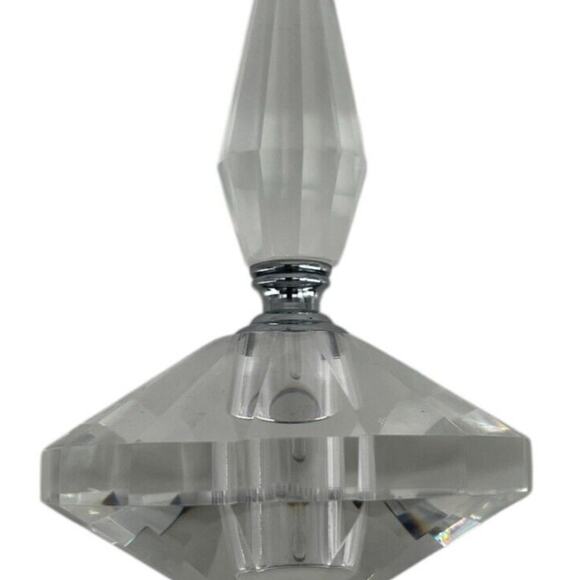 Lot of 2 Glass Crystal Perfume Bottle - Picture 5 of 12